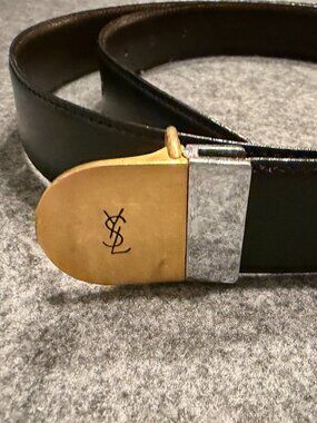 Vintage YSL Men’s Belt – 8/10 Condition